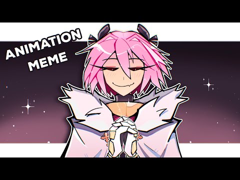 Astolfo | holy grail (cuphead rap) animation meme