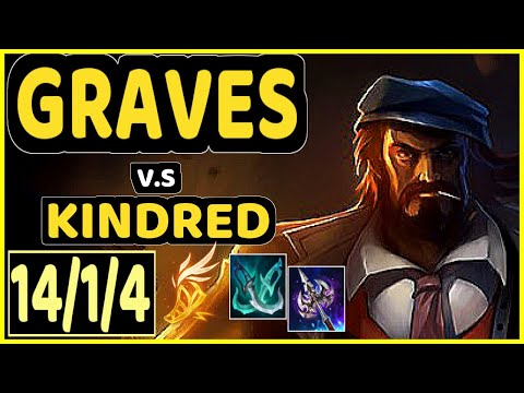 DEUS (GRAVES) vs KINDRED - 14/1/4 KDA JUNGLE CHALLENGER GAMEPLAY - NA