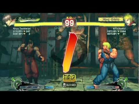 SSF4 AE: Kiryu Tsukimiya(Guy) vs kirin3kai02(Ken) - HD 720p