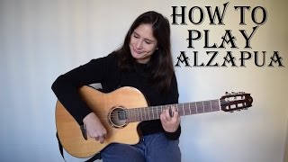How to play Alzapua (flamenco guitar lesson) with FREE TAB ✔