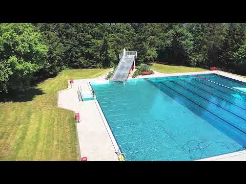 Rhön Drohne - Bischofsheim Freibad Saison Eröffnung 2021