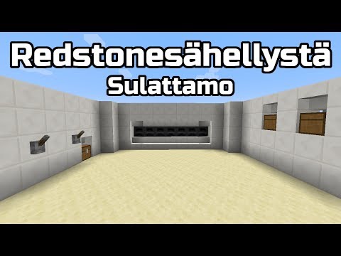 Redstonesähellystä - Sulattamo (Snapshot 14w17a+)