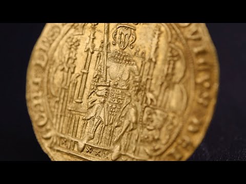 Coin, France, Louis II de Mâle, Ecu d'or, Gent, AU(55-58), Gold, Boudeau:2226