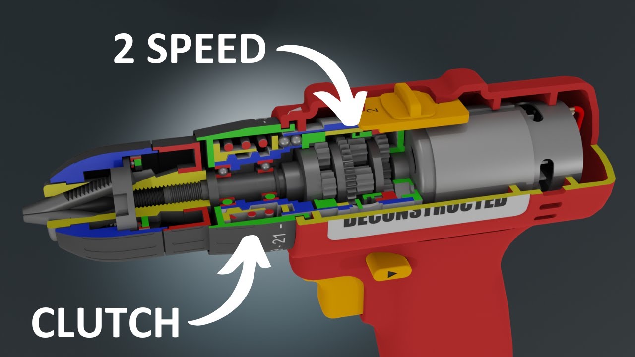 The Clever Mechanism That Gives Cordless Drills So Much Torque