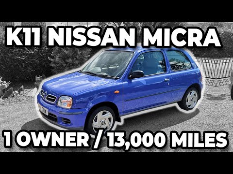 Bargain K11 Nissan Micra S - One Owner, 13,000 Miles - Walkaround & Review - China Blue