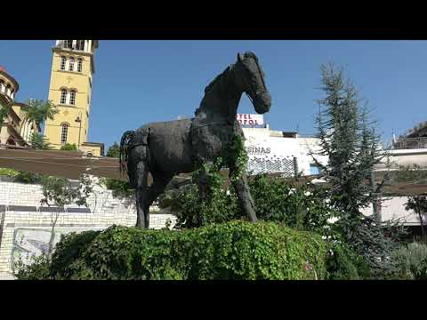The empty Larissa city GREECE (summer 2020)