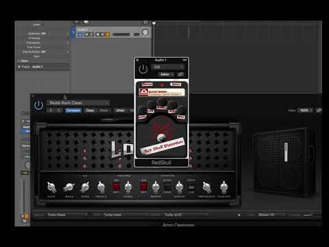 Audiorammer Red Skull Distortion - Free Plugin VST AU  - Quick Demo Test