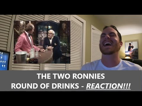 Americans React | THE TWO RONNIES | Round of Drinks | REACTION