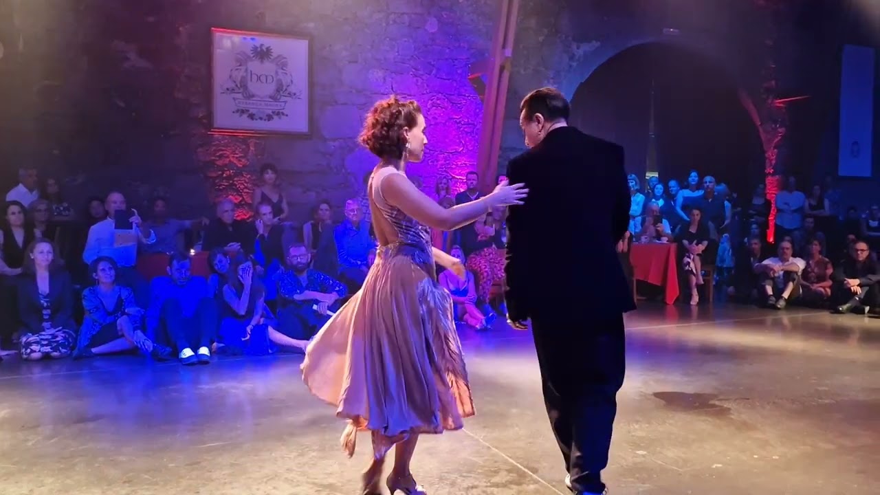 Chicho Frumboli e Juana Spulveda no Milongueros All Aboard em 26/11/22. 5/6