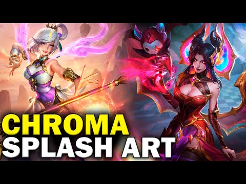 7 New Chroma Splash - Lux, Morgana & More - League of Legends