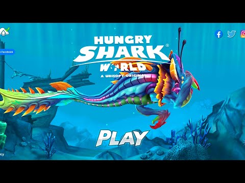 HUNGRY SHARK WORLD NEW COSMIC ALAN SHARK UNLOCKED FIRST TIME!!!