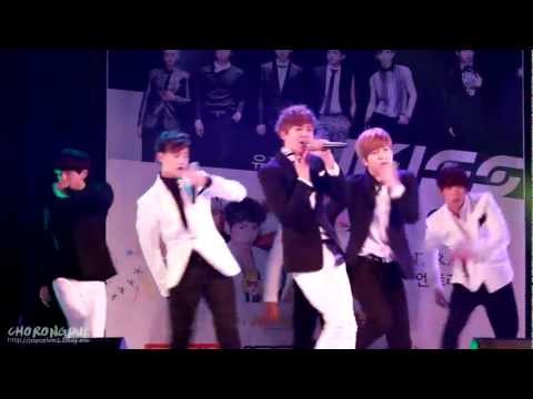 [U-Kiss/Fancam] Stop Girl @ PyeongChang Snow Music Festival 130203