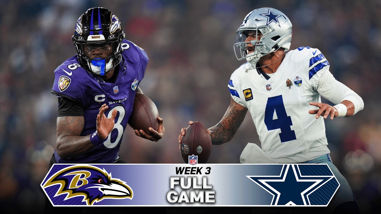 GAME OF THE WEEK! Baltimore Ravens vs. Dallas Cowboys FULL GAME | NFL 2026 Season Week 3