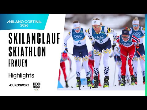 Skandinavische Dominanz! | Highlights deutsch | Olympia 2026 | Skilanglauf Skiathlon | Frauen