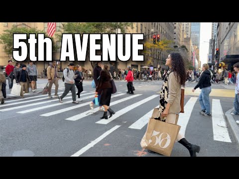 NEW YORK CITY Walking Tour [4K] - This Is Why The 5th AVENUE Is So Iconic