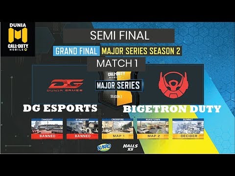 BIGETRON VS DG ESPORTS MATCH 1 - SEMI FINAL CODM MAJOR SERIES SEASON 2 INDONESIA