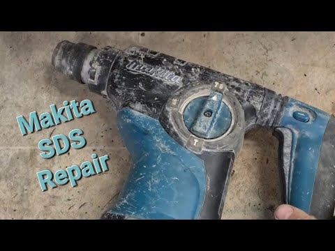 Repairing a Makita HR2811F SDS Drill that runs but won't rotate.