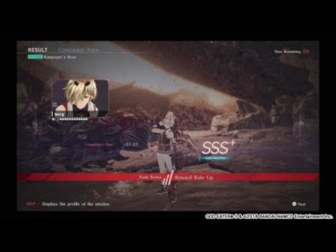 God Eater 3: Barbarius Ira Solo Perfect Cleared