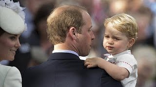 Hundreds gather for christening of Britain's Princess Charlotte - no comment