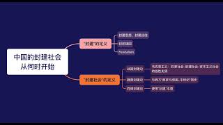 中国的封建社会从何时开始