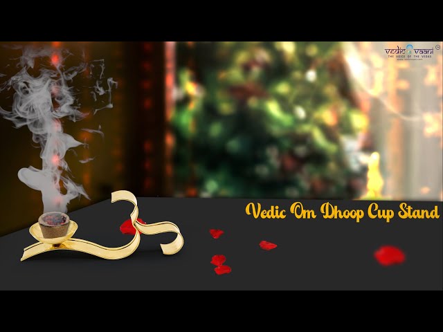 Vedic Om Dhoop Cup Stand video