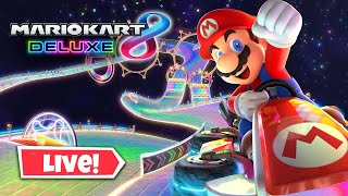 🔴LIVE🔴| Mario Kart 8 Deluxe Livestream | Playing Booster Course Tracks! | + Racing With Viewers