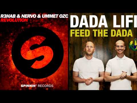 R3hab & Nervo & Ummet Ozcan - REVOLUTION VS Dada Life - FEED THE DADA (Welcome To My House Mashup)