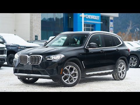 2023 BMW X3 xDrive30i Sports Activity Vehicle in Black for sale at Salmon Arm Chevrolet Buick GMC in Salmon Arm, BC