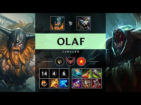 Olaf Jungle vs Rengar - VN Grandmaster Patch 25.15