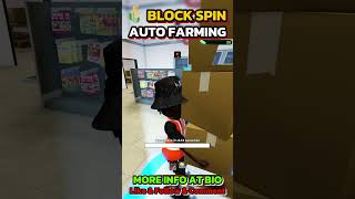 Block Spin Free Auto Farming Script So Overpower 🚀 #blockspinscript #robloxscript #autofarmroblox