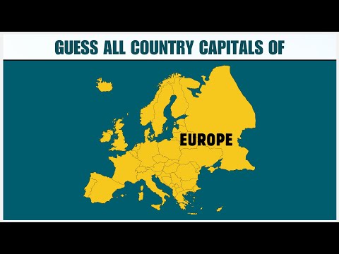 Guess ALL 43 European Country Capitals? | Capital City Quiz | Learn Capitals of Europe! 🌏