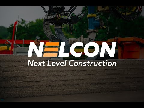 NELCON – Massive walls with 3D concrete printing – simpler, faster and more economical!