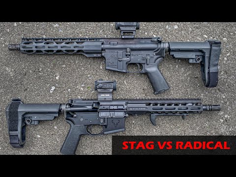Radical Firearms AR15 pistol unboxing and comparison