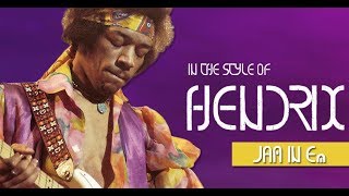 Video thumbnail of "Insane Jimi Hendrix Style Backing Track Jam in E minor"