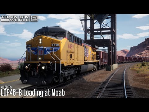 LDP46-B Loading at Moab - Cane Creek - AC4400CW - Train Sim World 2