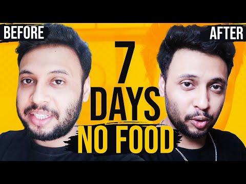 7 DAY WATER FAST - NO FOOD FOR A WEEK (Before & After) [Hinglish]