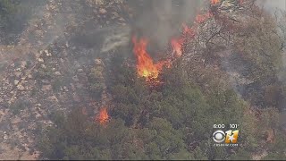 Growing Wildfire Prompts Fireworks Ban In 2 Counties