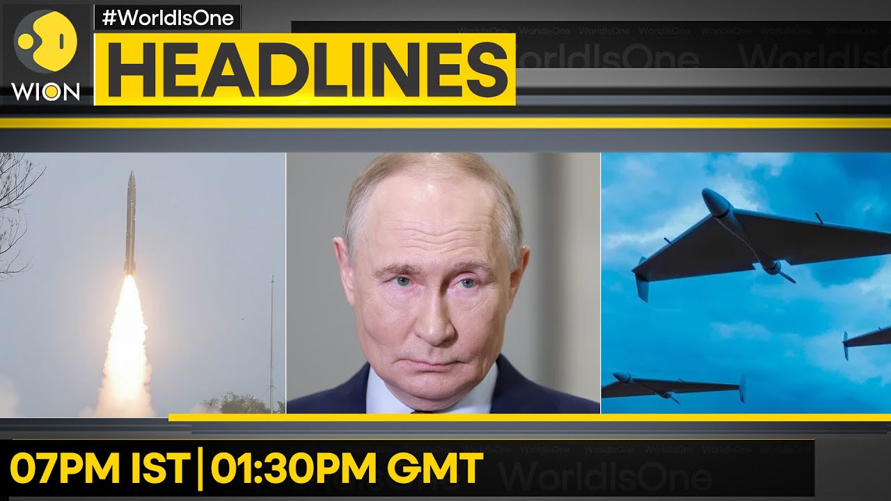 Putin: Russia Will Win In Ukraine | Russia Shows Drone Attack Route | WION HEADLINES