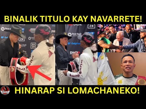 Foster BINALIK ang Titulo kay Navarrete! HINARAP si Lomachenko! Walang PAKI kay Suarez!