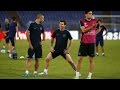 FC Barcelona training session - Back to the scene of the 2009 victory