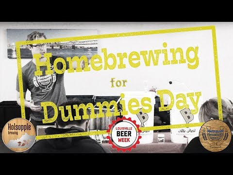 Homebrewing for Dummies Day || ft. Holsopple Brewing
