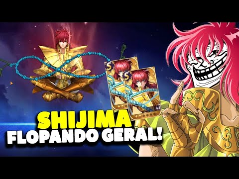 INVOQUEI TUDO - SHIJIMA FLOPANDO A CONTA DE GERAL! - Saint Seiya Awakening