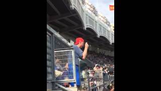 Old man dancing to the Y M C A