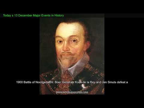 Today s 13 December Major Events in History