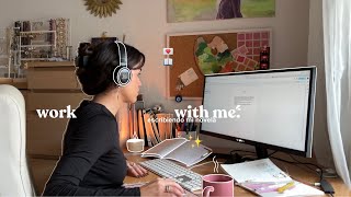 study with me ⊹˙⋆⁺ 1h de concentración profunda ✧･ﾟ sonidos de lluvia y teclado 