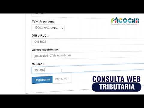 Consulta de Deuda Tributaria, video de YouTube