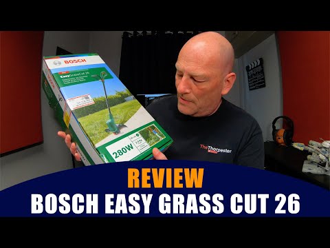 Bosch Easy Grass Cut 26 Grass Trimmer - Unboxing, Test and Review