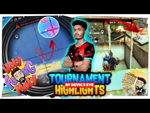 TOURNAMENT HIGHLIGHTS BY DEVIL'S EYE // 1000 IQ??🤔
