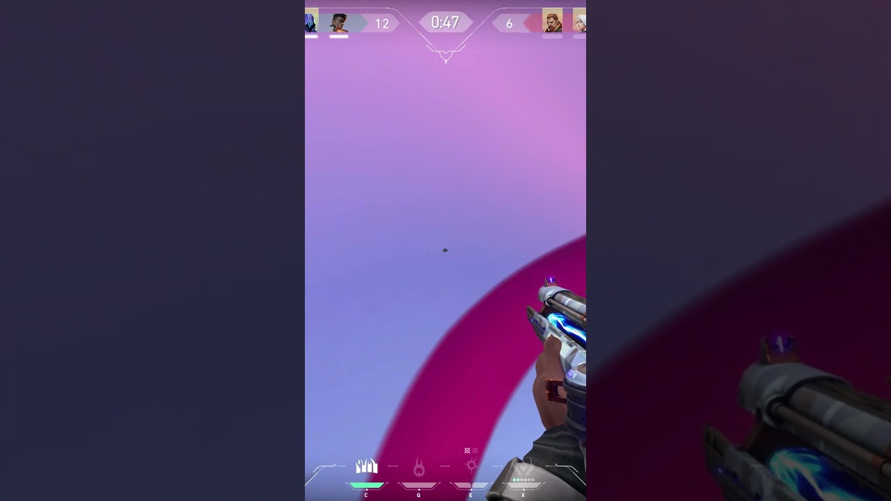 ゴールド2 ✕ 思考 ー ヘッドライン ＝ 6 ACE (6連続MVP) #shorts  #valorant #valorantclips #gaming #shortvideo #short