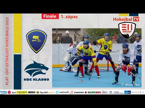 Highlights Play-off Extraligy hokejbalu - HC Kert Park Praha vs. HBC Kladno | 1. zápas | 21.5. 2022